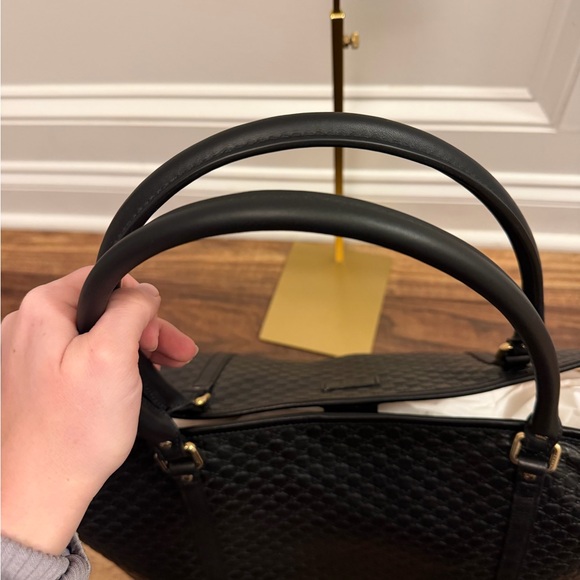 Guccisima Black Embossed Joy Leather Tote - Picture 6 of 13